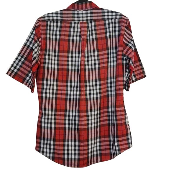 Bristol Blues VTG Men's Red Plaid Button Down Shirt M - Picture 8 of 10